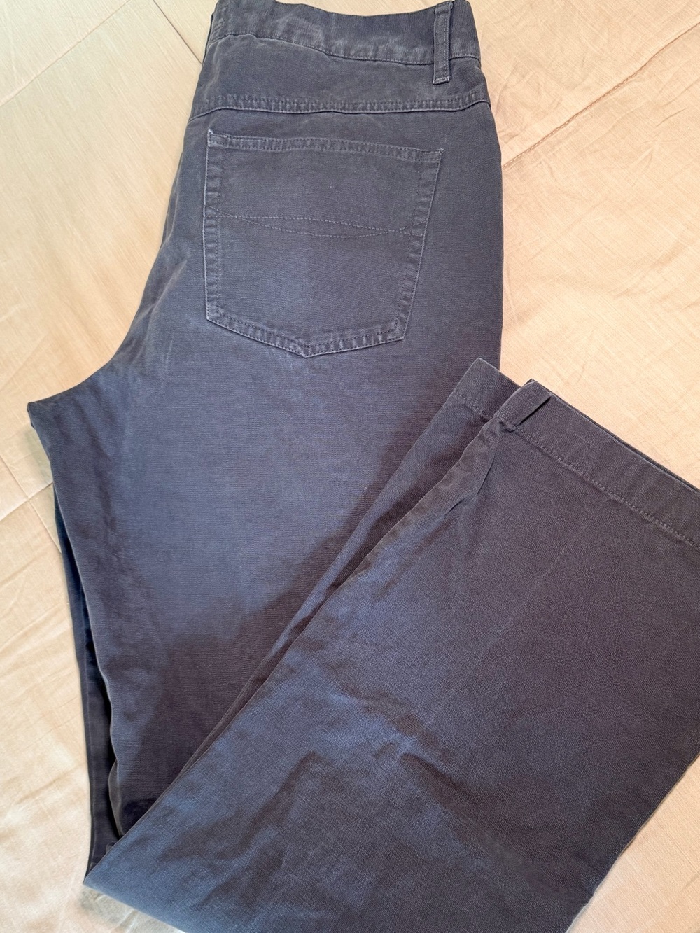 Men's Chino Pants in Charcoal Gray-Violet